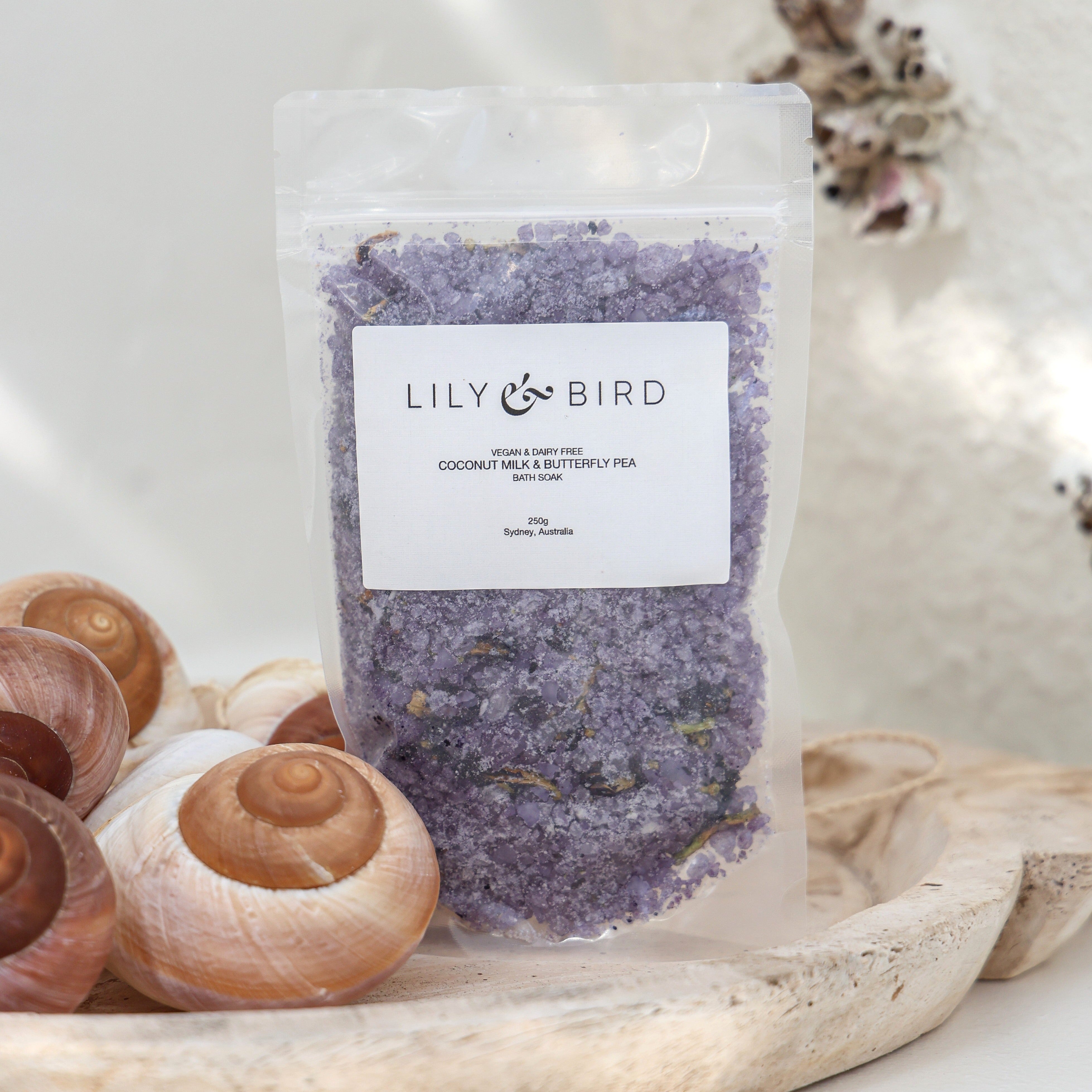 Coconut Milk & Butterfly Pea Bath Salts