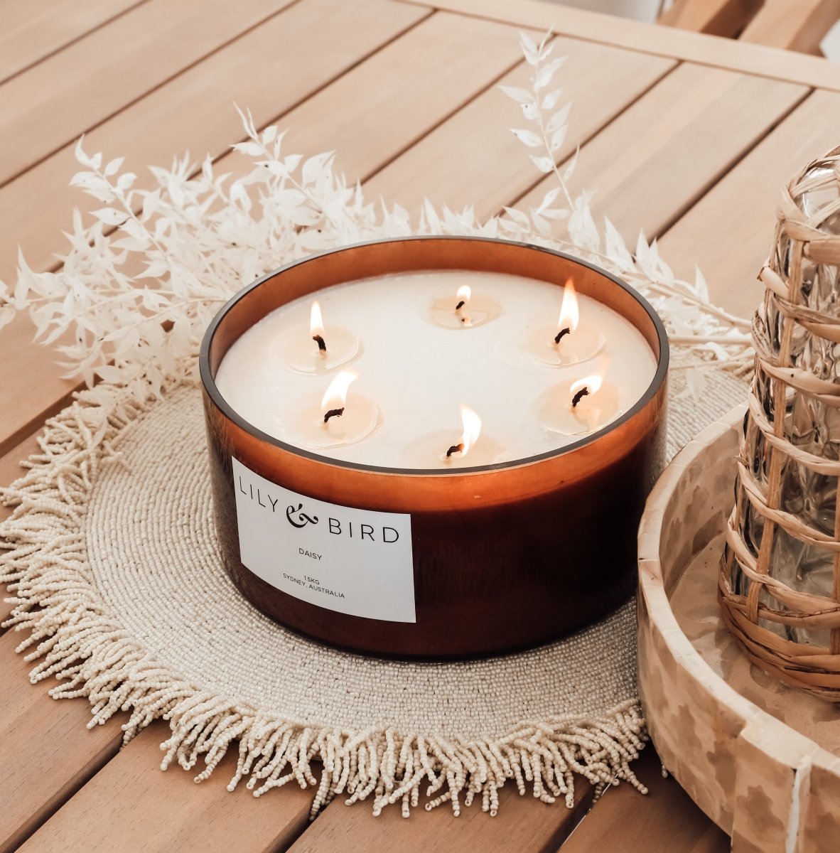 XL Soy Candle Bowl - 1.5kg - Lily and Bird