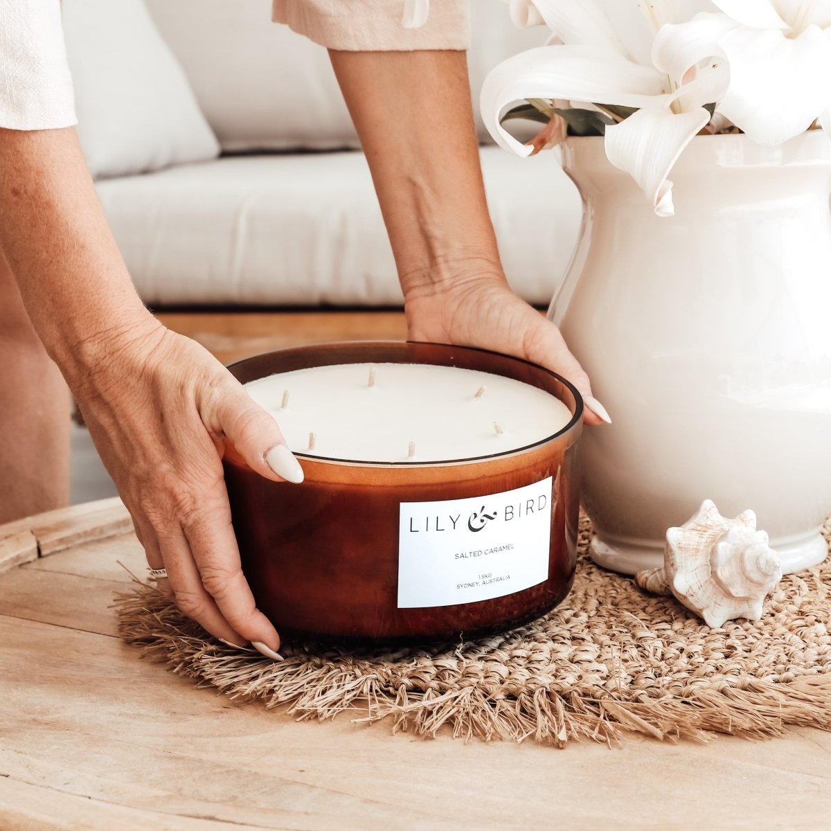 XL Soy Candle Bowl - 1.5kg - Lily and Bird